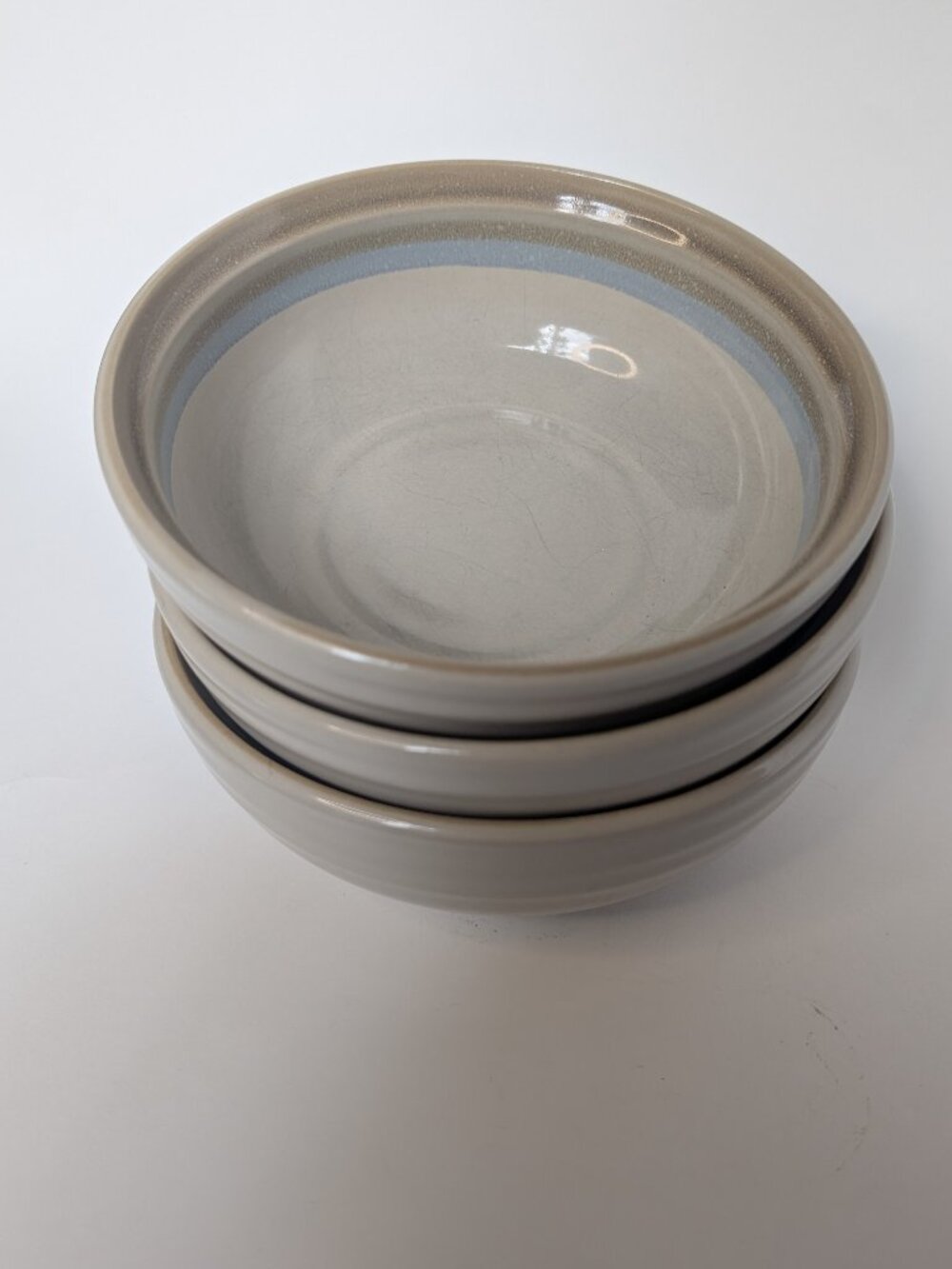 Set Of 3 Noritake Painted Desert Stoneware Salad Cereal Bowls 8603
